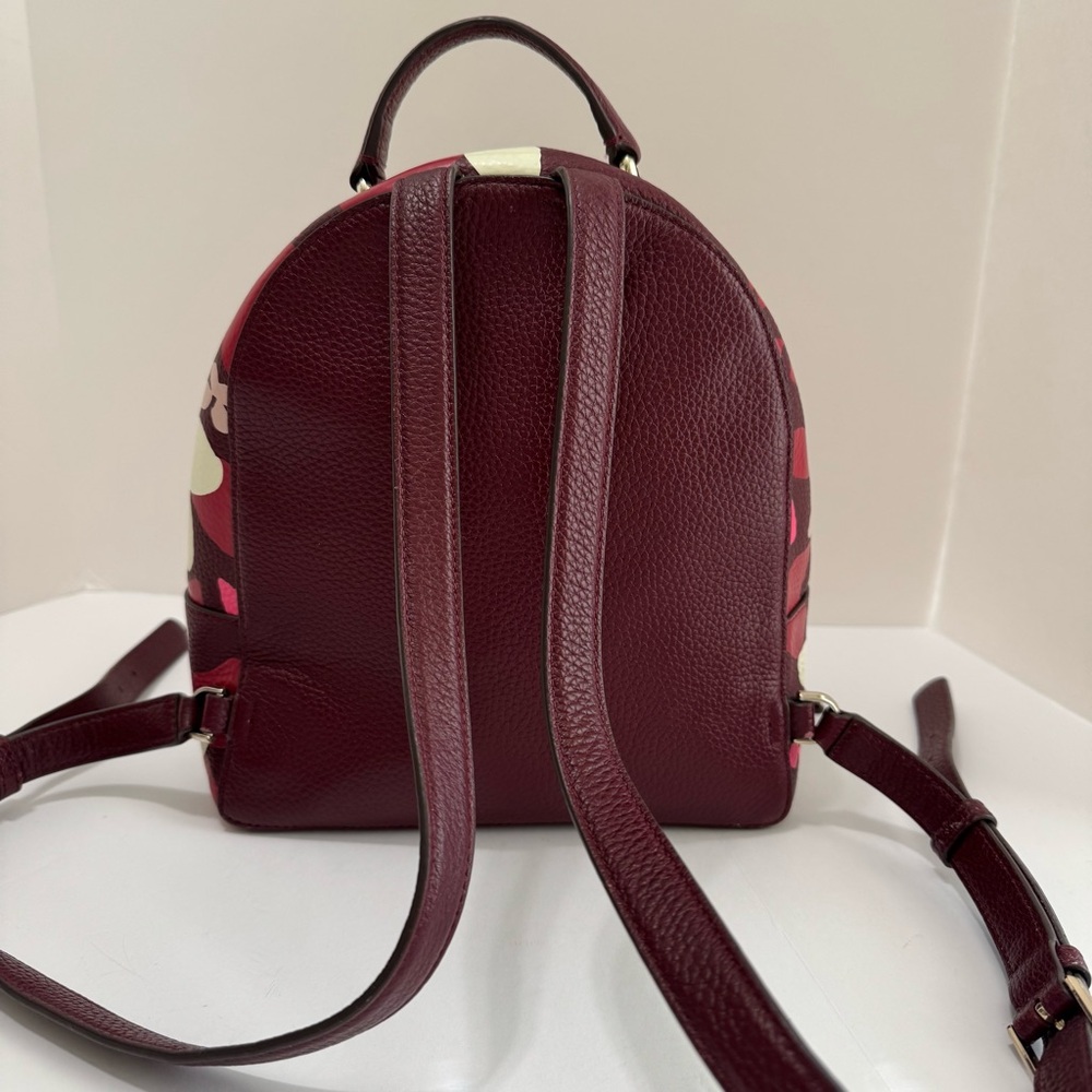Kate Spade WKRU7023 Jackson Forest Floral Medium Backpack - Picture 4 of 16